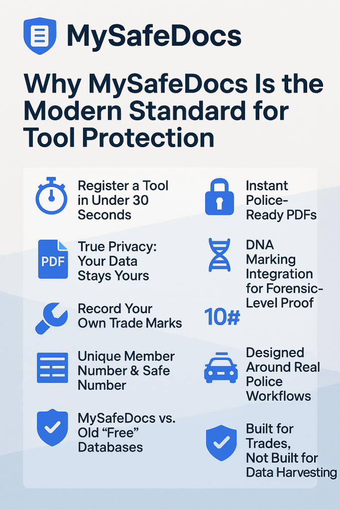 Why My Safe Docs Is the Modern Standard for Tool Protection - My Safe ...